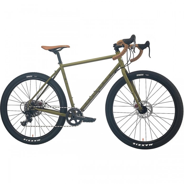 Bicicletta Fairdale Weekender Nomad XL Verde - Versatile e Robusta per Avventure su Strada e Fuori Strada - 1 - Gravel - 0630950