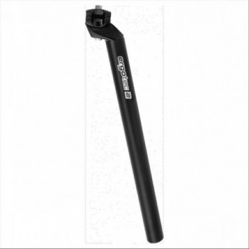 Tija de MTB Ergotec de Aluminio Negra 31.6mm x 350mm - Ligera y Resistente - 1