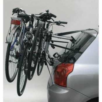 Aluminum Rear Bike Rack Verona for 3 Bicycles - 45 kg Capacity, Patented Locking System - 1