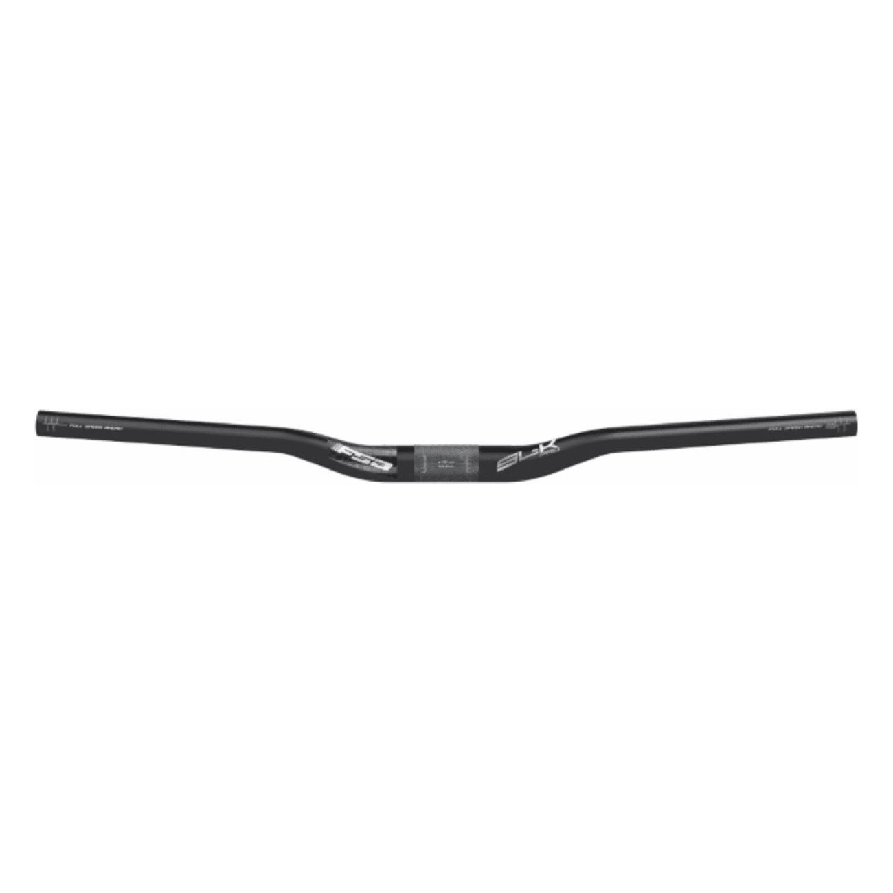 MTB SLK Pro Riser Carbon Lenker 760mm Schwarz, Leicht und Robust mit integriertem Kabel - 1