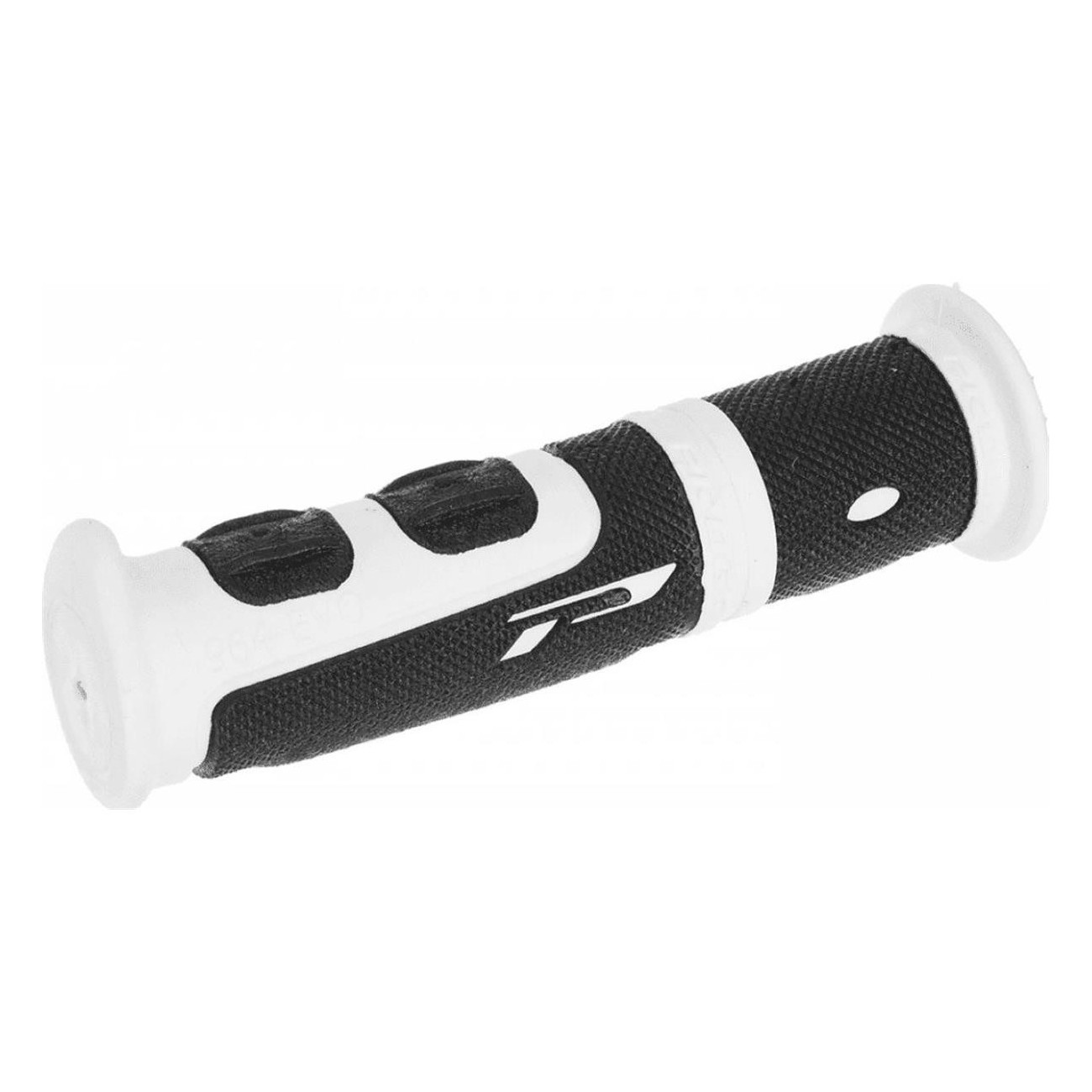 Poignées MTB Progrip Evo en Caoutchouc Blanc/Noir pour Adultes - Confort et Contrôle - 1