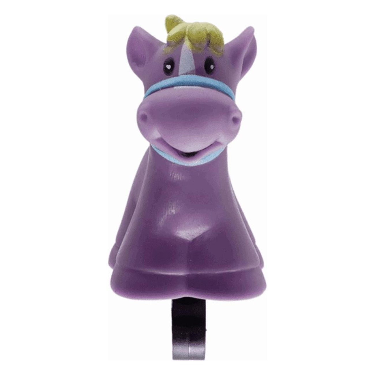 Campanello per Bici Bambini - Pupazzo Cavallo Viola Fantasia - 1 - Campanelli - 8032853059562