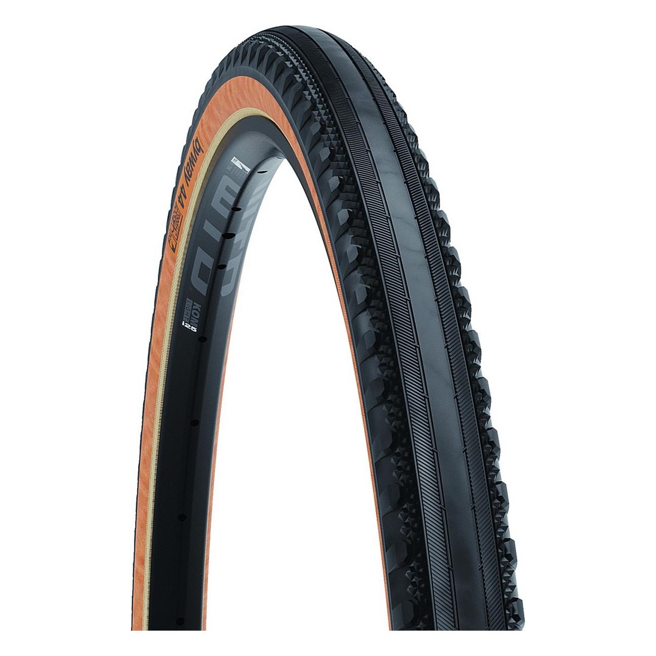 Byway 700x44 Road TCS Tire - Adventure and Gravel, Light Brown Sidewall - 1