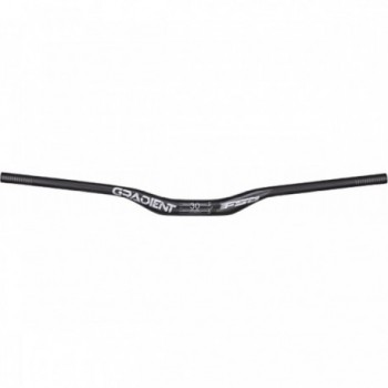 MTB Gradient Riser Handlebar Carbon 800mm, Ø35mm, 30mm Rise, Black - 1