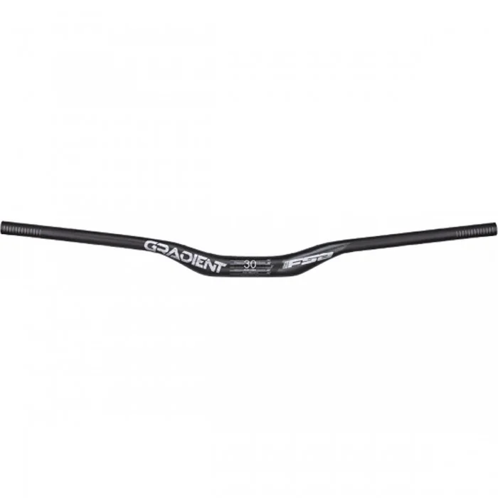 MTB Gradient Riser Handlebar Carbon 800mm, Ø35mm, 30mm Rise, Black - 1