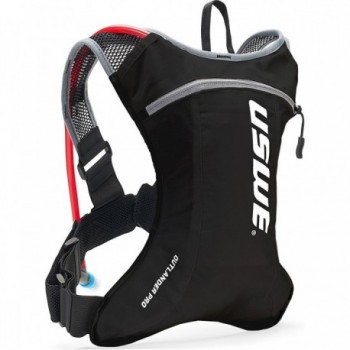 USWE Outlander Pro 2L Black Backpack for MTB and Cycling, Superlight with Hydration Pack - 1