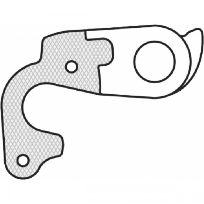 GH-111 Aluminum Derailleur Hanger - Durable and Lightweight for Bicycles - 1