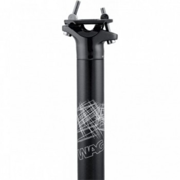 Aluminum Seat Post 6061 Black 30.9x350mm for Bicycles - 1