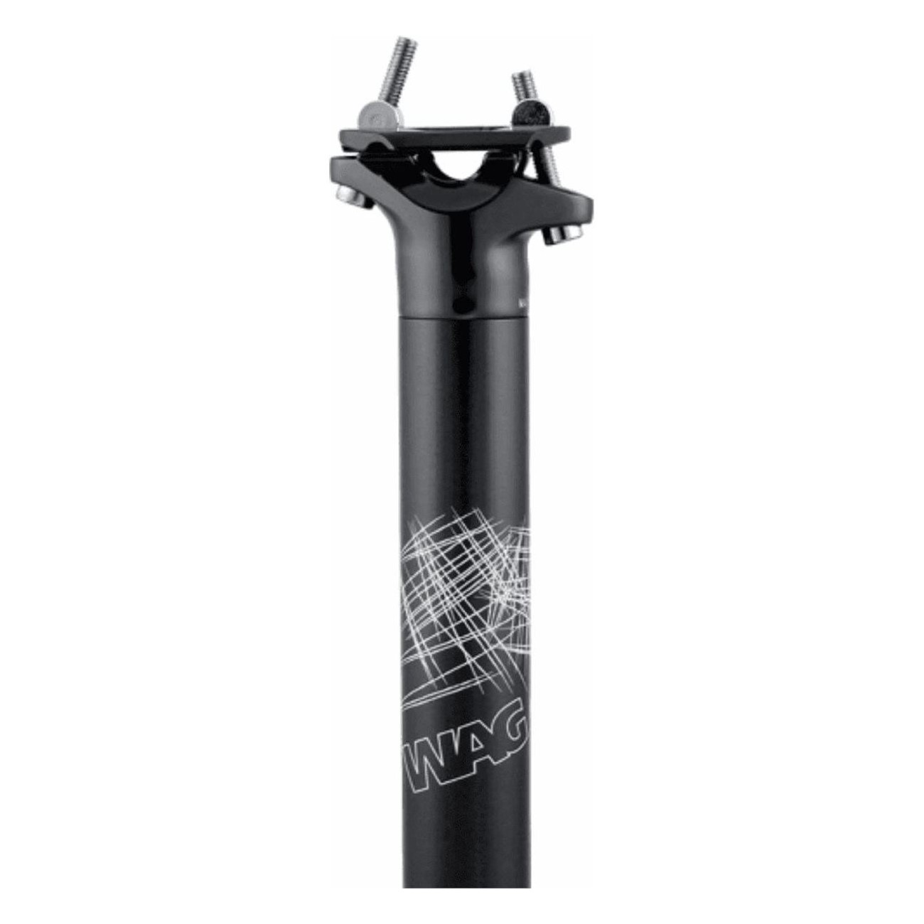 Aluminum Seat Post 6061 Black 30.9x350mm for Bicycles - 1