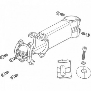 Tappo Superiore Serie Sterzo in Alluminio con Bullone T25 per Bicicletta - 2 - Tappi manubrio - 0710845717314