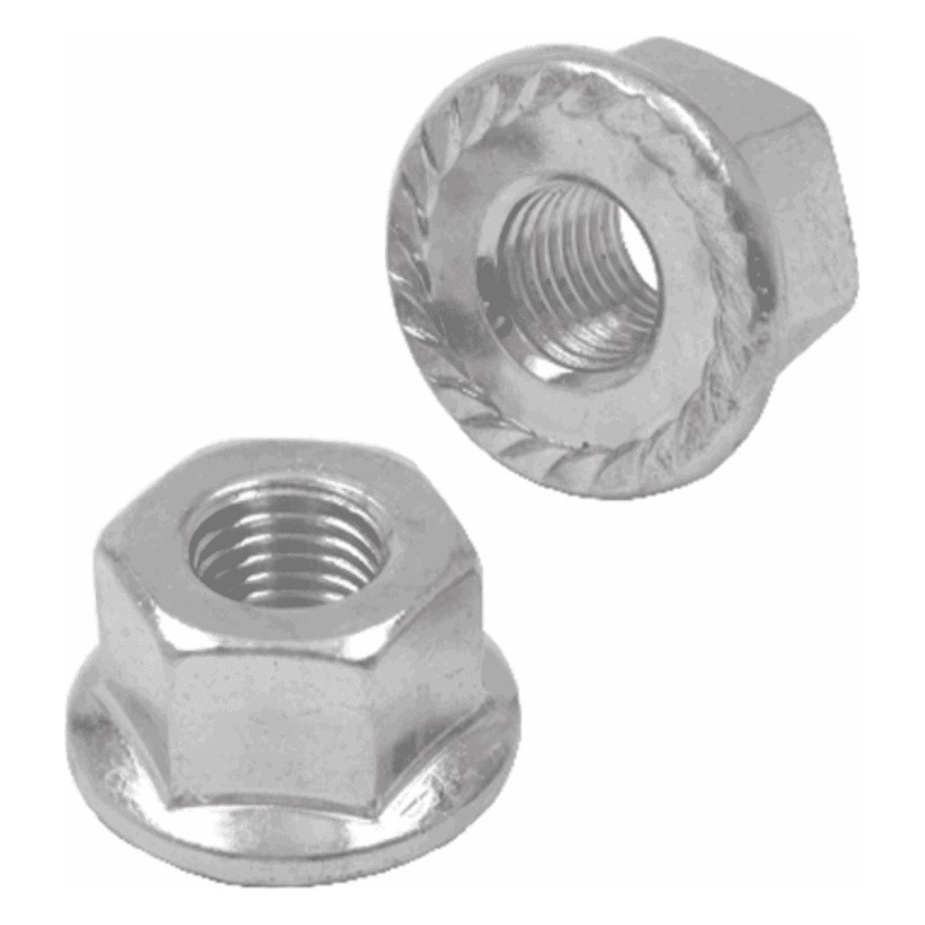 Pair of Nuts for Front Wheel 5/16'' - Secure and Reliable Fixing - 1