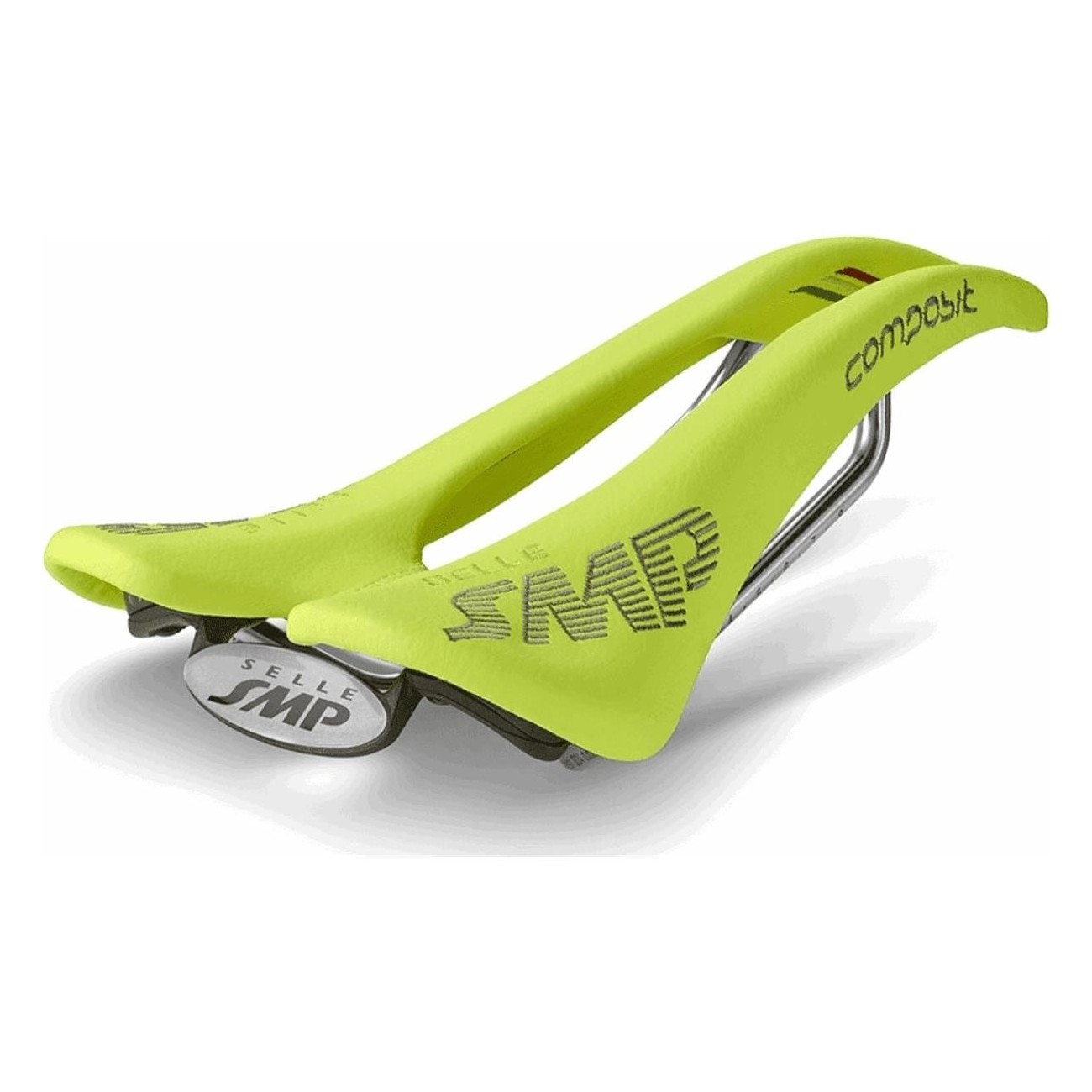 Selle CRB Composit Jaune Fluo 2018 en Microfibre et Carbone - 175g - 1