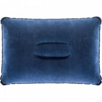 Coussin floqué bleu 42x30 cm pour camping - 1