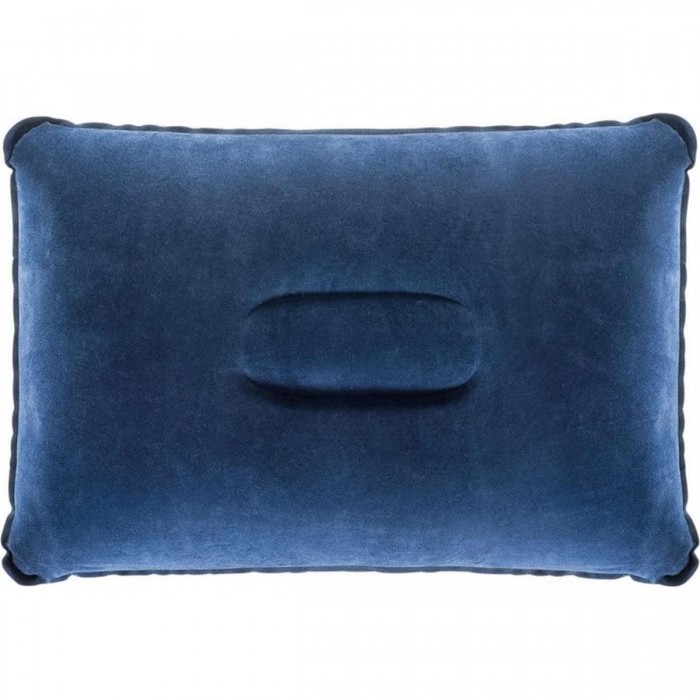 Coussin floqué bleu 42x30 cm pour camping - 1