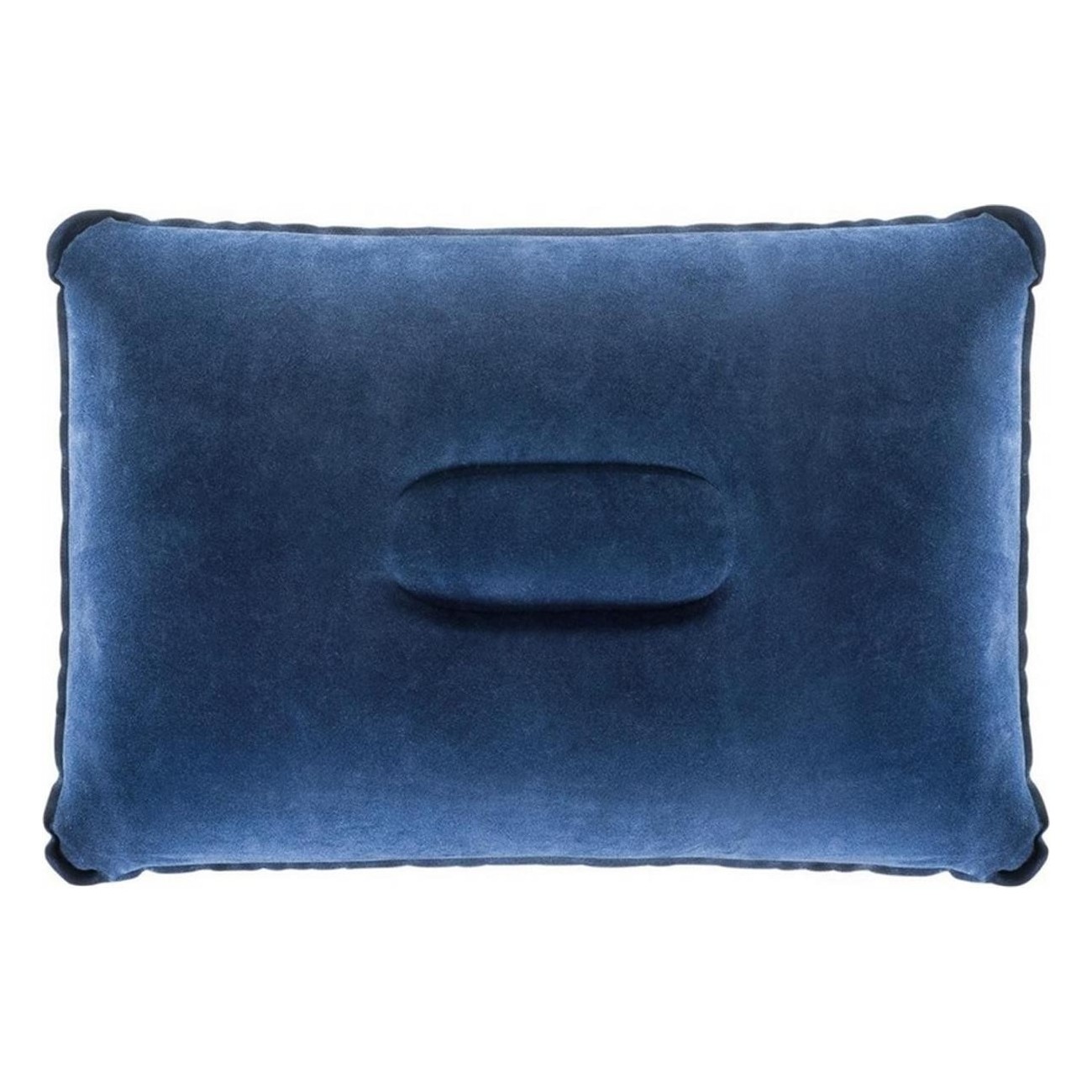 Coussin floqué bleu 42x30 cm pour camping - 1