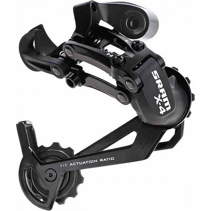 Dérailleur Arrière SRAM X-4 Cage Longue Noir pour 9, 8 et 7 Vitesses - 1