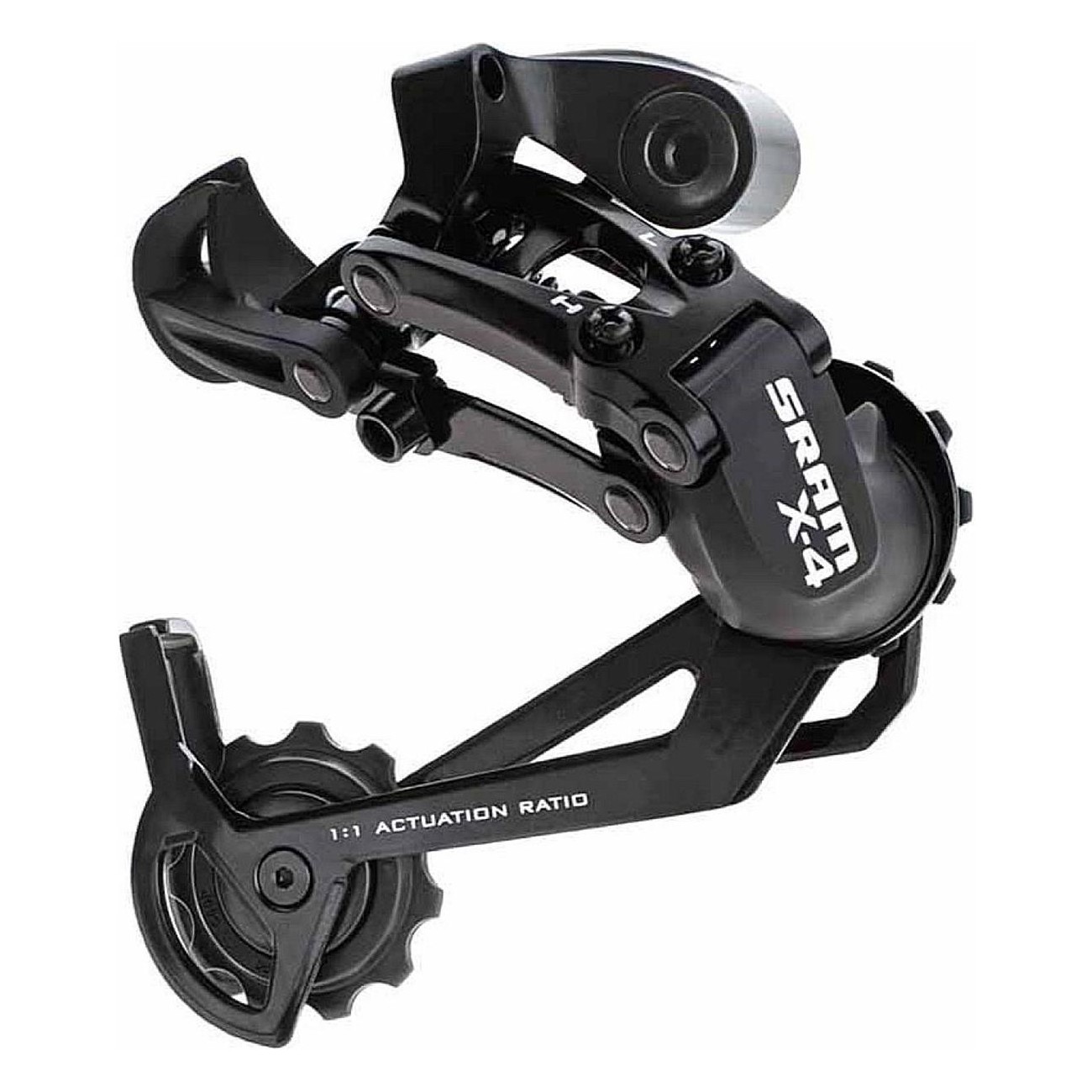 Dérailleur Arrière SRAM X-4 Cage Longue Noir pour 9, 8 et 7 Vitesses - 1