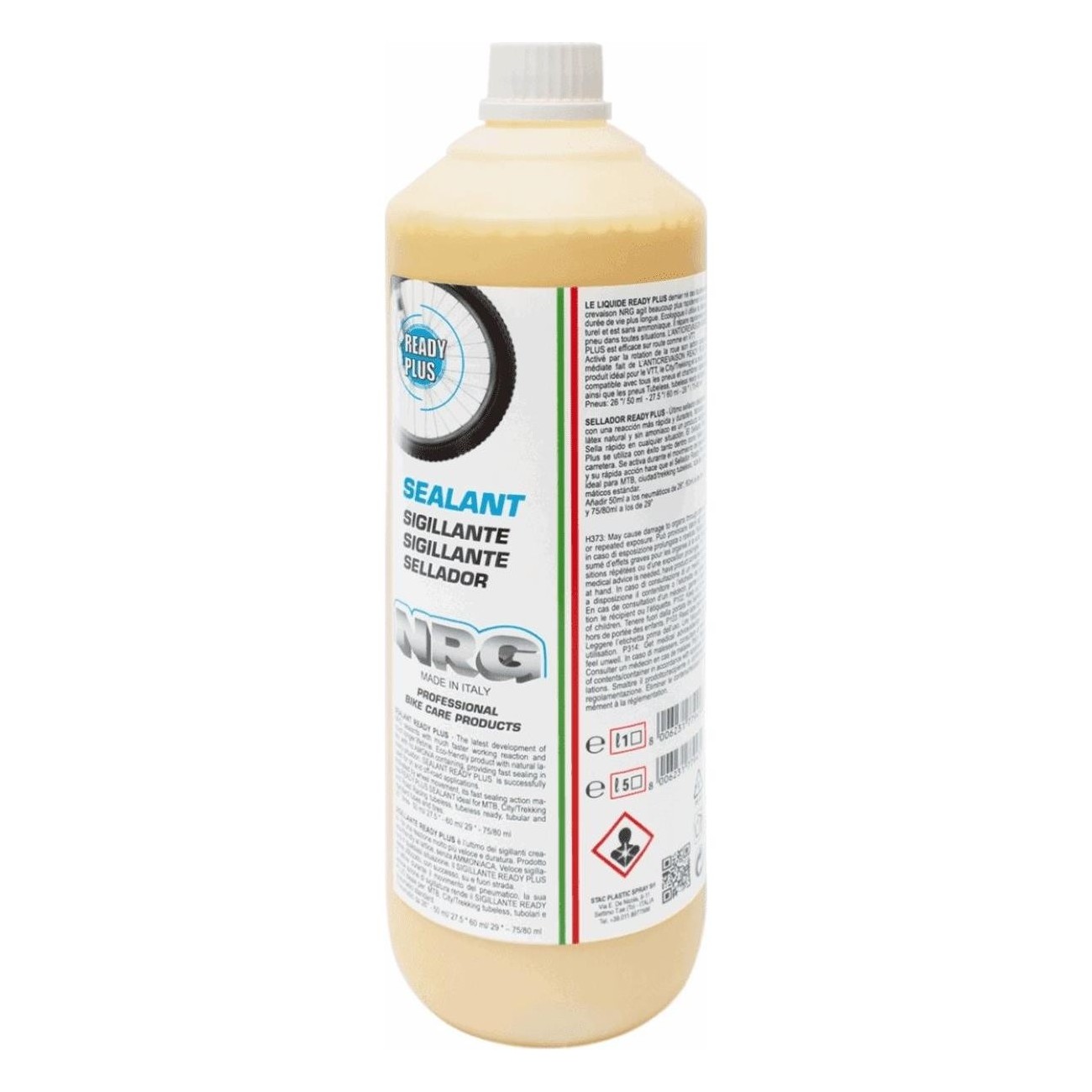 Scellant Tubeless Ready Plus 1000 ml avec Latex Naturel, Sans Ammoniaque - 1