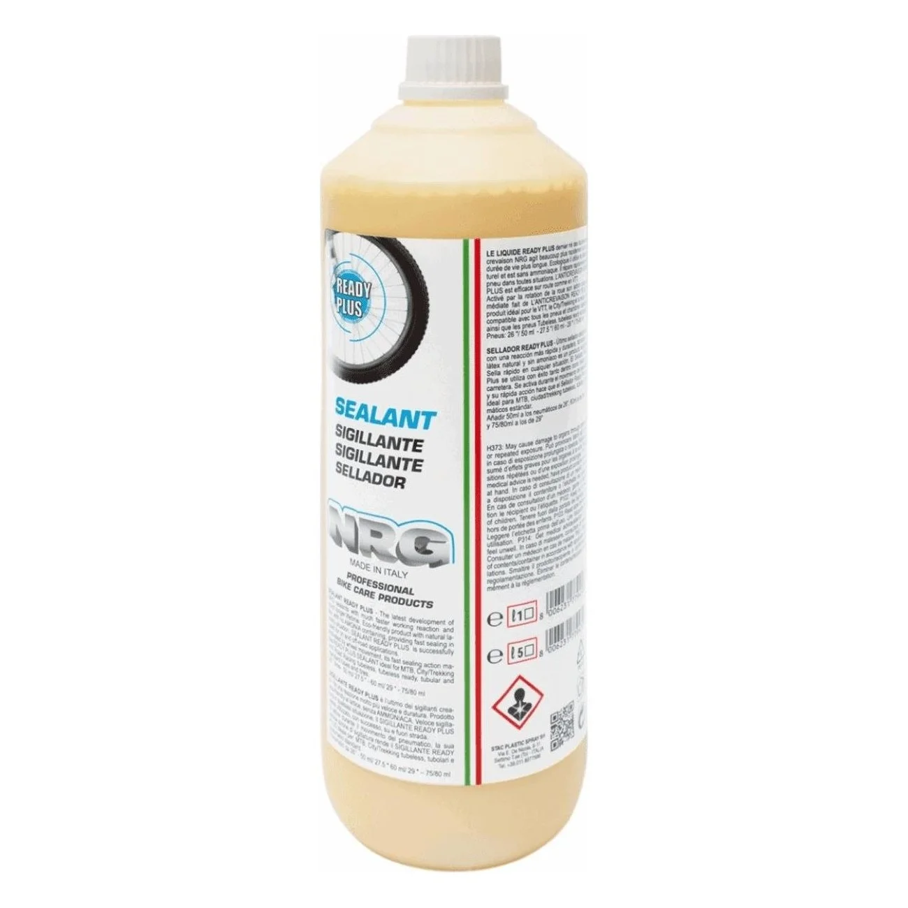 Sellador Tubeless Ready Plus 1000 ml con Látex Natural, Sin Amoníaco - 1