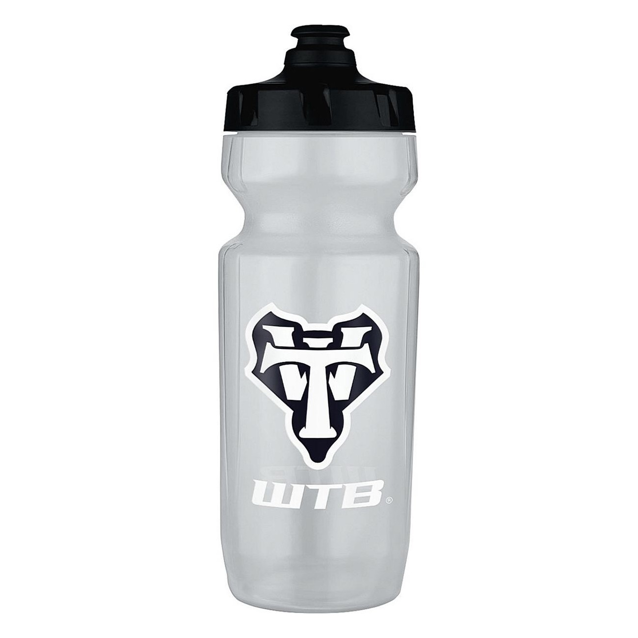 Transparent WTB 0.6L BPA-Free Plastic Water Bottle with Distinctive Logo - 1