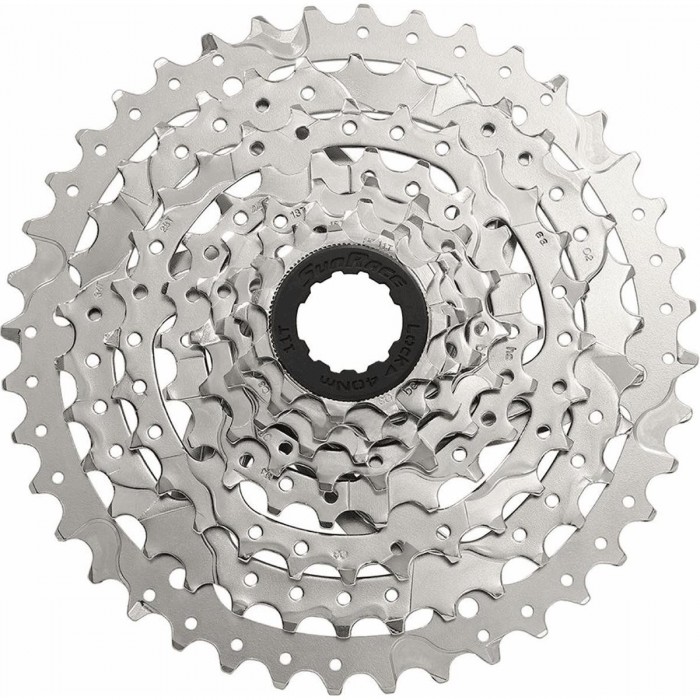 8-Speed Cassette 11-42T in Silver Nickel for Shimano - 506g SUNRACE - 1