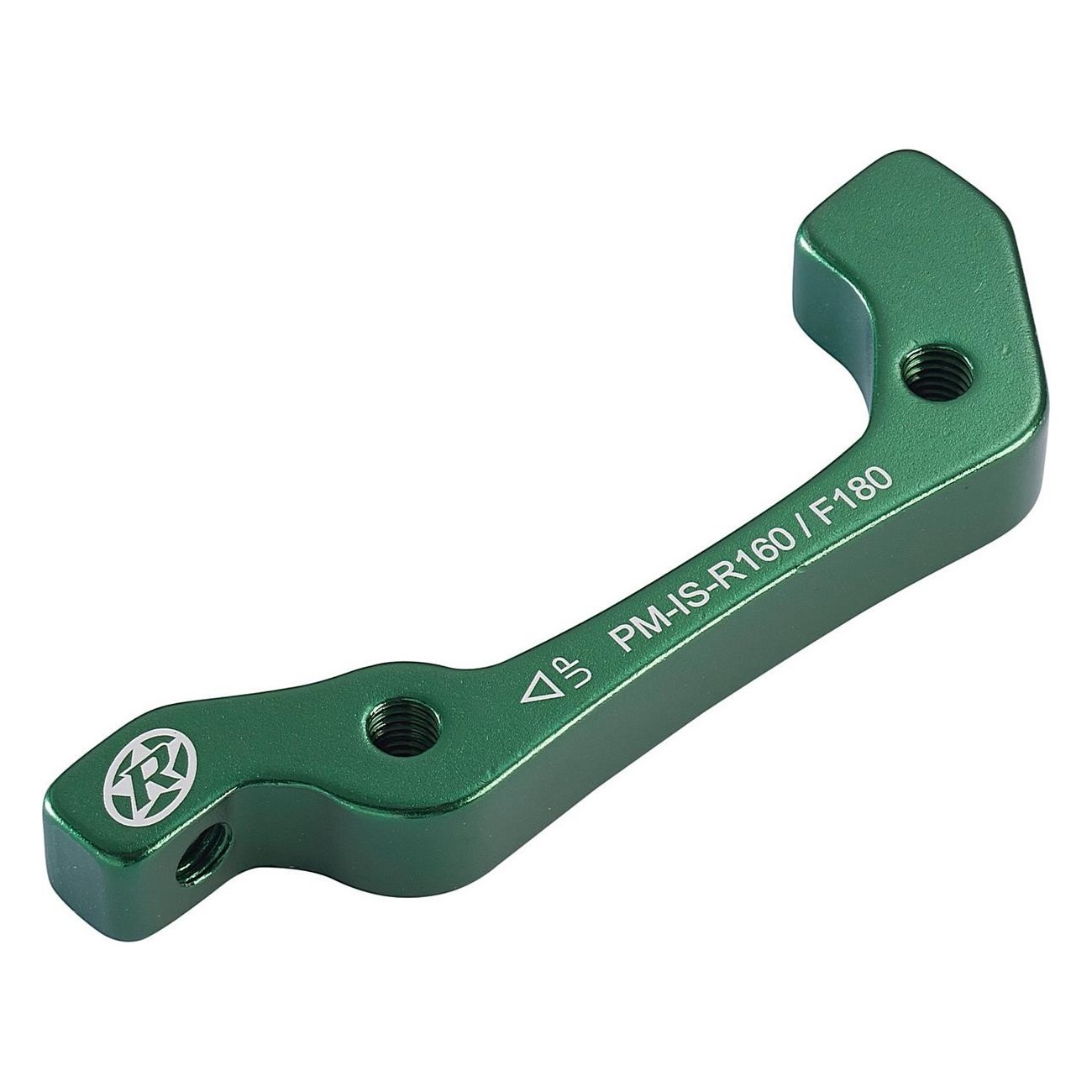 IS-PM Brake Disc Adapter Green for 180mm Front and 160mm Rear Wheel - 1