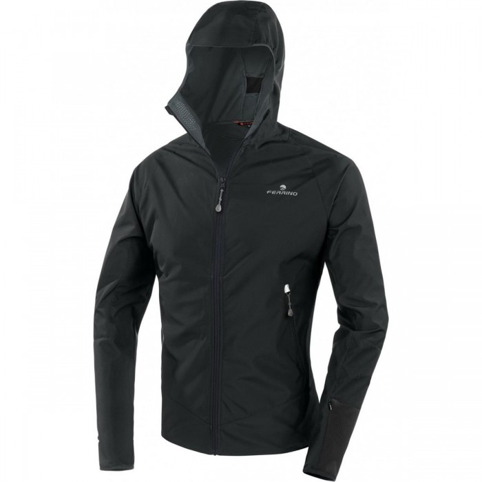 Herrenjacke Ural Softshell Schwarz L Winddicht Atmungsaktiv Berg - 1