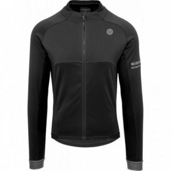 Veste d'Hiver Sport Homme Noir M 2021 - Polyester Imperméable et Coupe-Vent - 1