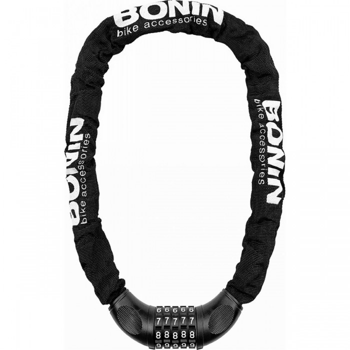 Bonin Chain Lock 6x900 mm with Programmable Combination, Black Fabric Cover - 1