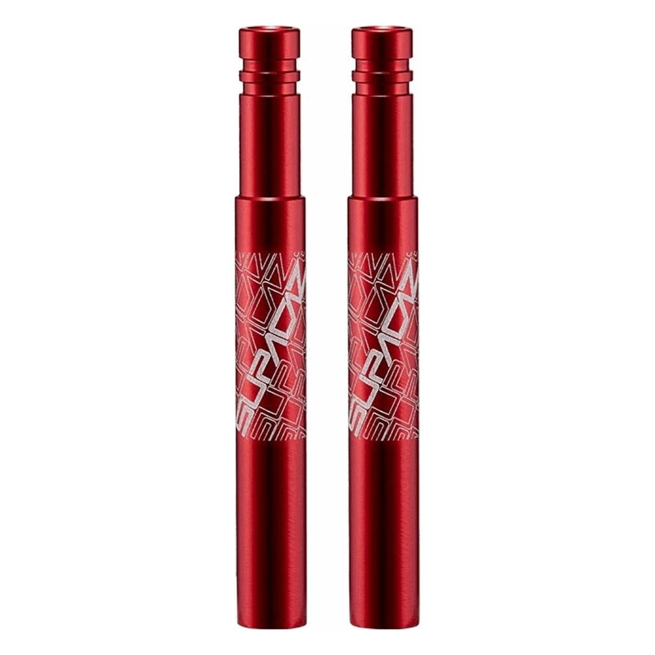 Extensión Extenderz Válvulas Presta 50mm en Aluminio CNC Rojo - Set de 2 - 1