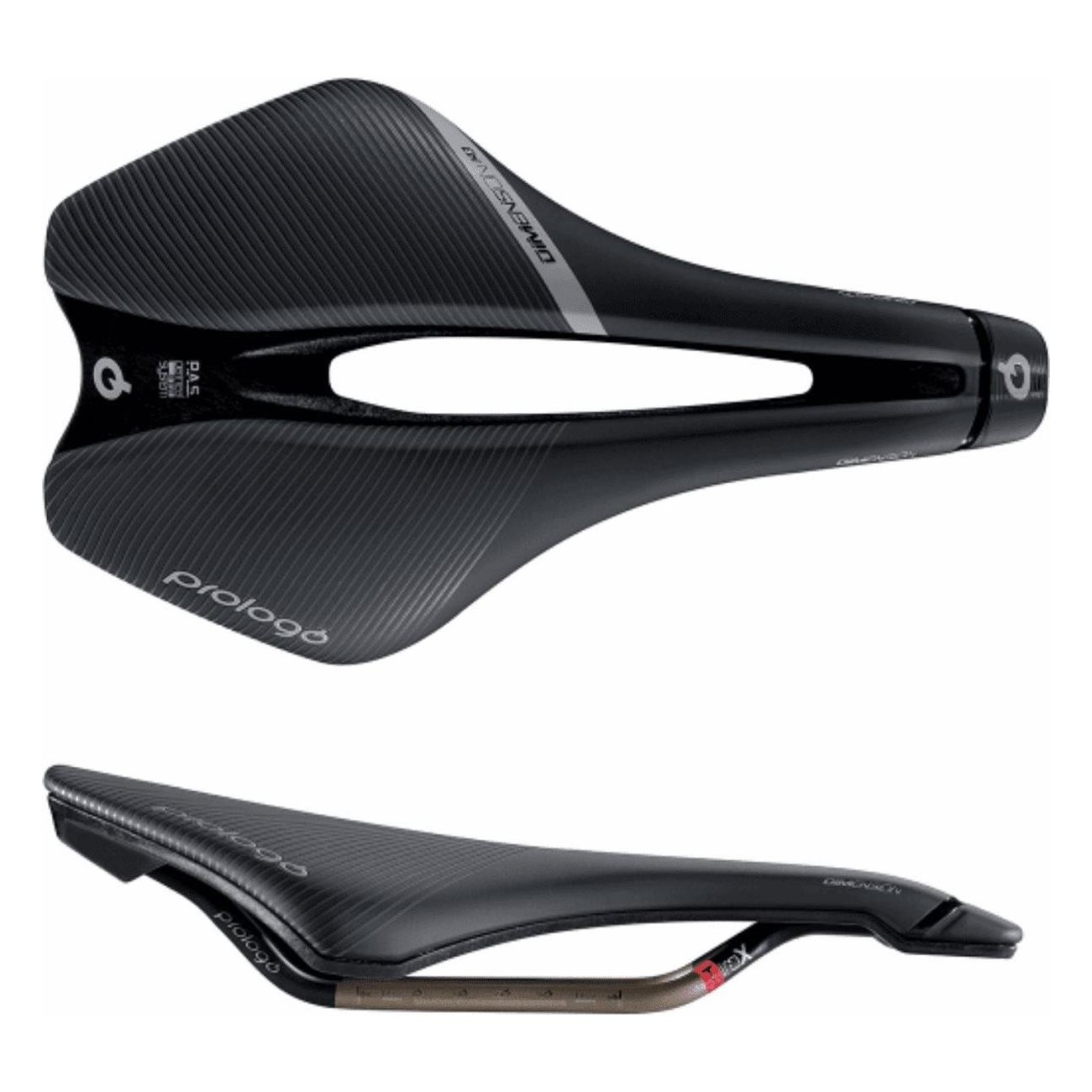 Selle Dimension PAS TiroX 245x143mm Noir Unisexe - Confort et Performance - 1