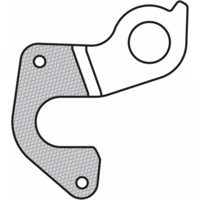 GH-192 Aluminum Derailleur Hanger - Durable and Lightweight for Bicycle - 1