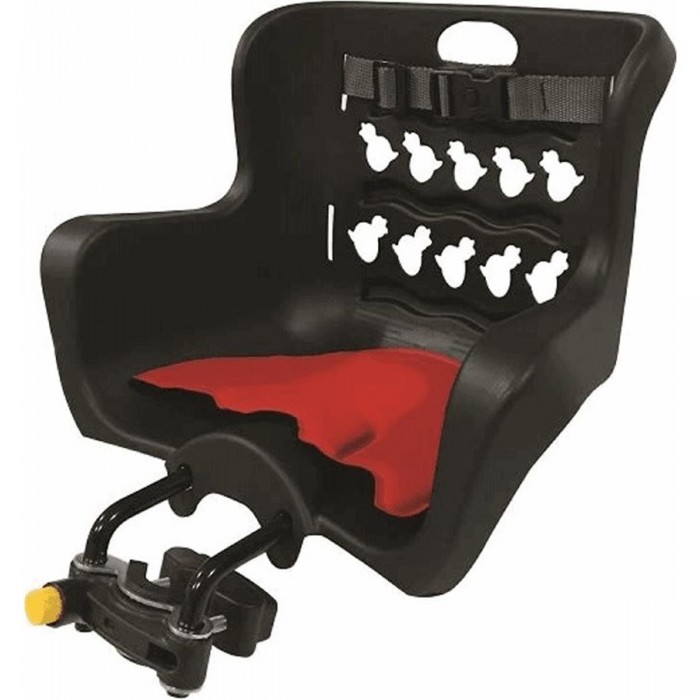 Sillín Frontal para Niños Bellelli Pulcino Negro con Soporte Handlefix - 1