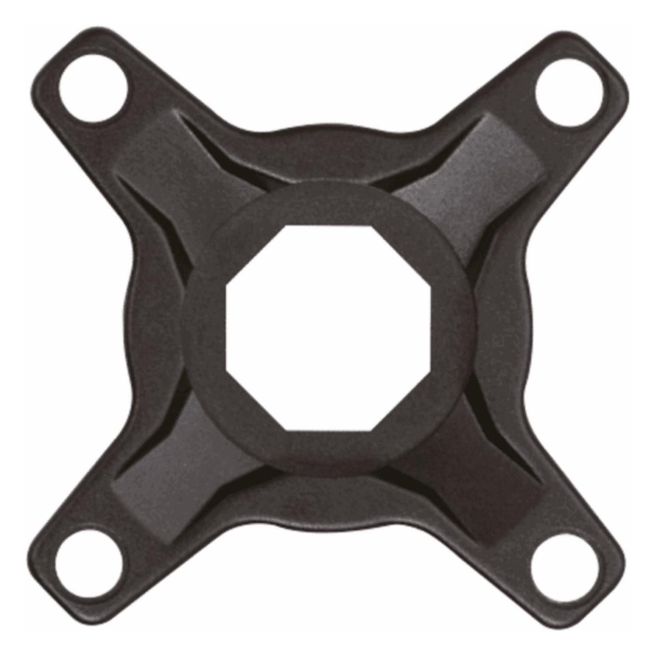 Spider Forgiato AL6061 Anodizzato Nero per Motori con Cinghia BCD 104 mm - 78 g - 1 - Spider - 4712977718920