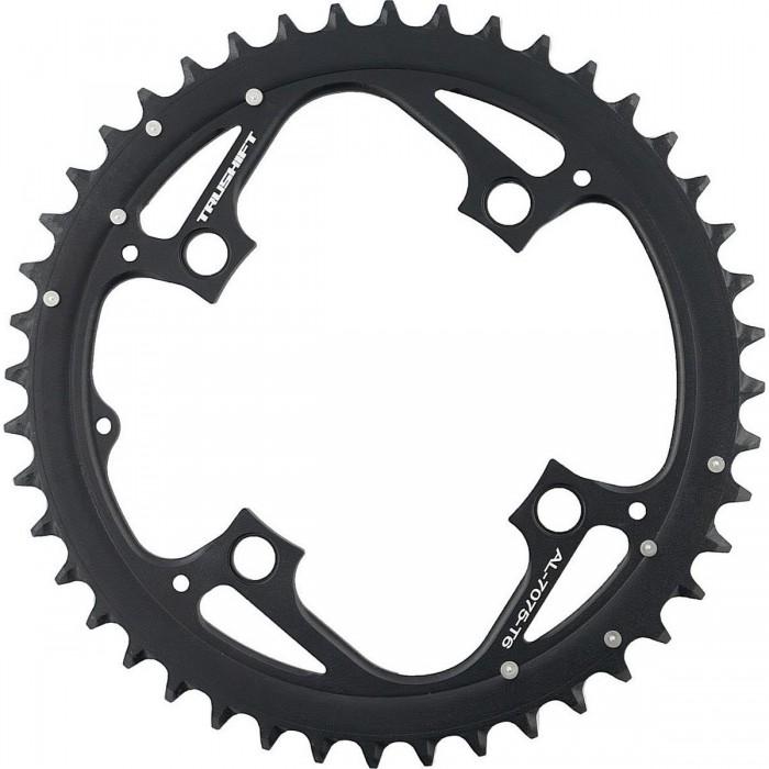 Truvativ MTB Chainring 44T 104 BCD Aluminum 3mm Matte Black for 9/10 Speed - 1