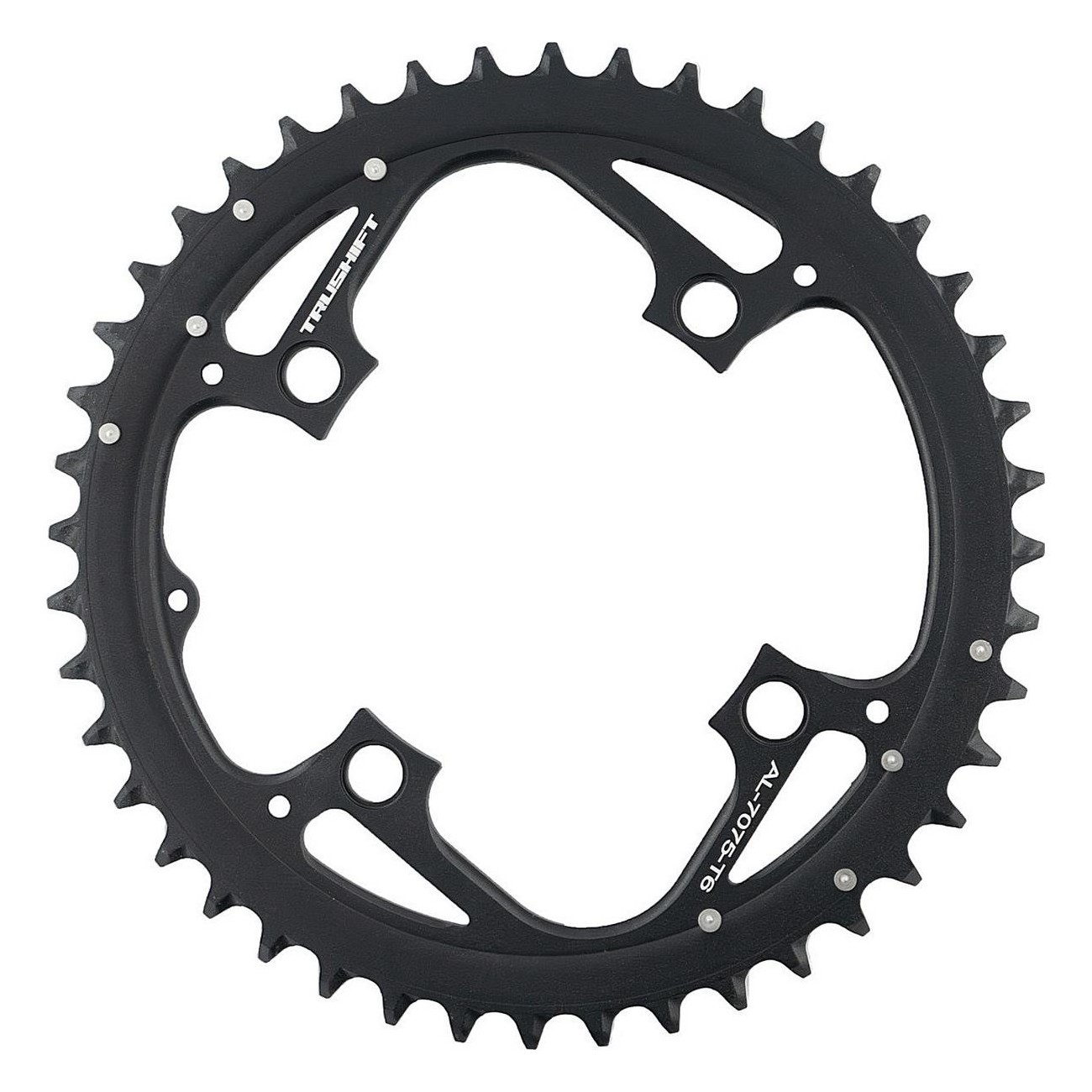 Truvativ MTB Chainring 44T 104 BCD Aluminum 3mm Matte Black for 9/10 Speed - 1