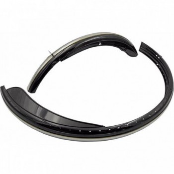 MVTEK Black Steel Fenders for 26-Inch Bicycles, Front and Rear - 1