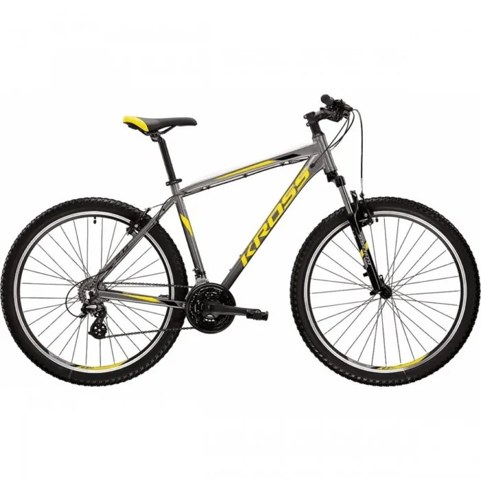 KROSS Hexagon 2.0 Men's Mountain Bike 27.5' Black/Yellow, Aluminum Frame, 21 Speed - 1