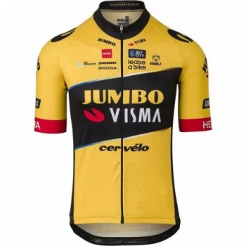 Maillot Cyclisme Jumbo Visma Réplica 2023 - Taille S, Design Officiel et Confort - 1