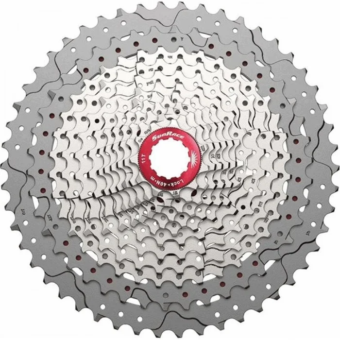 Cassette VTT 12V 11-51 Dents Aluminium Argent Compatible Shimano - 1