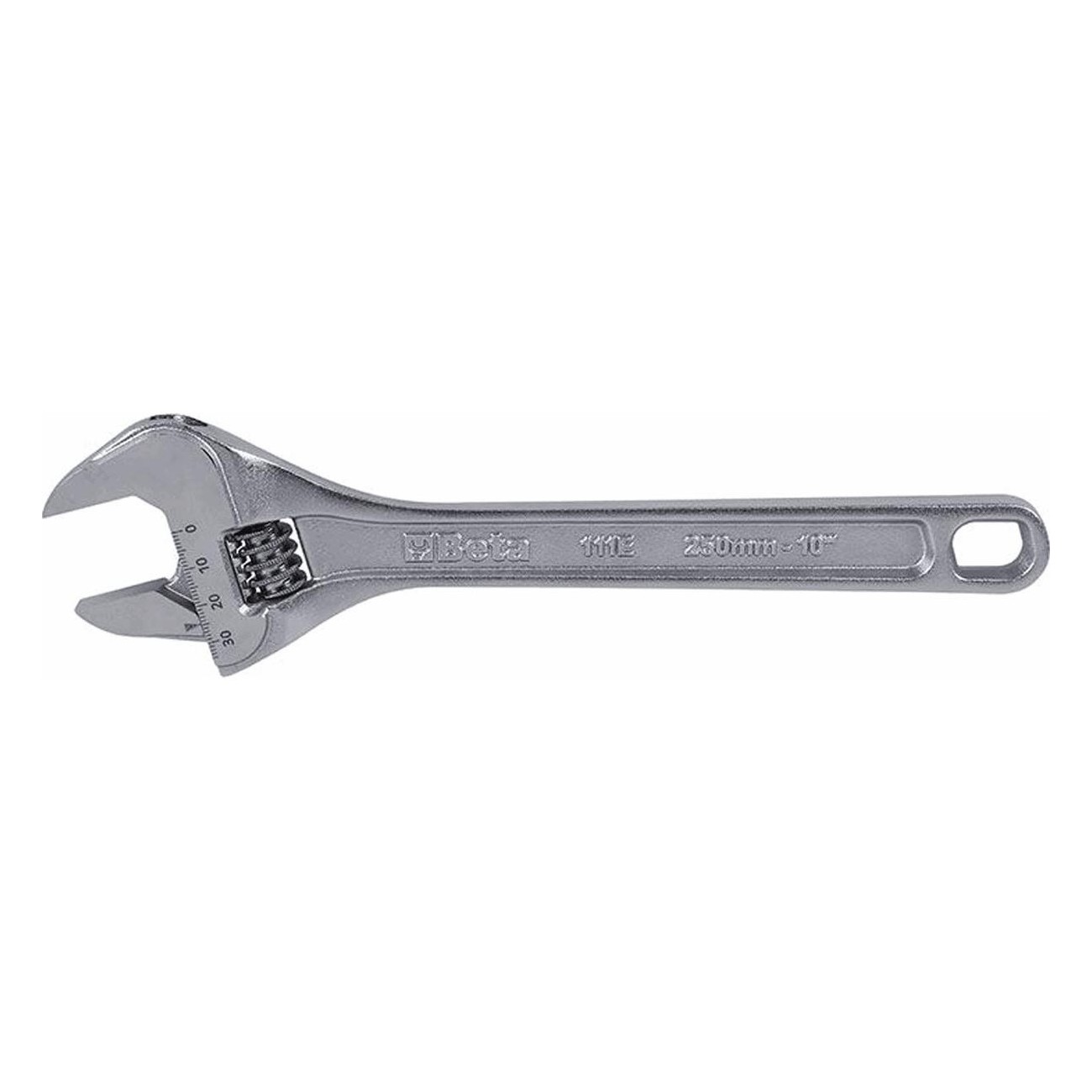 Beta 250mm Chrome Adjustable Wrench with 34mm Opening - 1