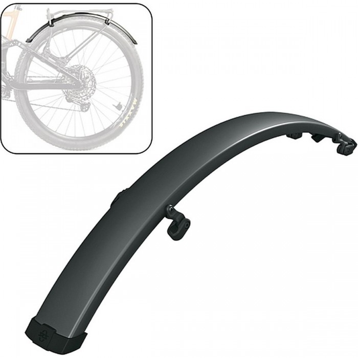 Parafango Posteriore Universale Infinity 56 per MTB - Nero, Compatibile con Ruote 27.5' e 29' - 1 - Parafango - 4002556062057