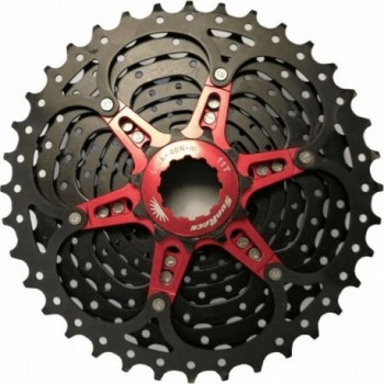 Cassetta MTB 10V 11-36 Denti in Alluminio Nero, Compatibile Shimano, 359g - Sunrace - 1 - Cassette - 4710944257335