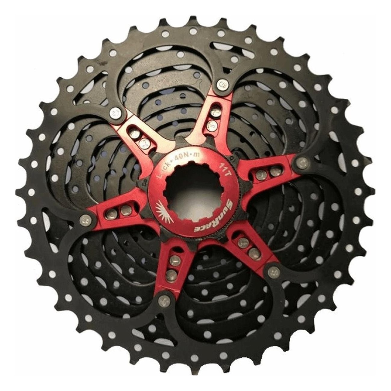 Cassetta MTB 10V 11-36 Denti in Alluminio Nero, Compatibile Shimano, 359g - Sunrace - 1 - Cassette - 4710944257335