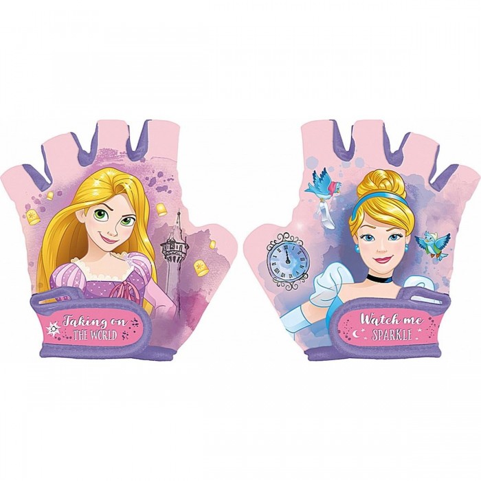 Disney Princess Gloves for Girls with Velcro Closure, Size S (4-6 Years) - 1