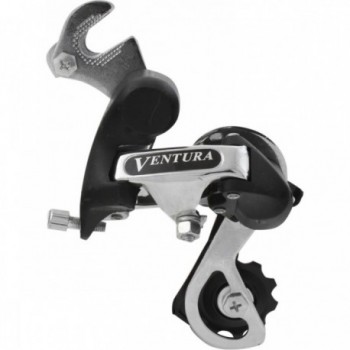 Ventura 6/7 Speed Rear Derailleur, Short Cage, Black/Silver, with Mount - 1