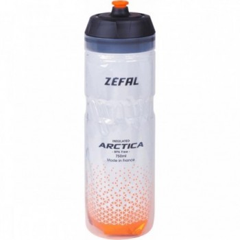 750ml Gray-Orange Thermal Bottle with Modern Design and Metal PET Coating - 1