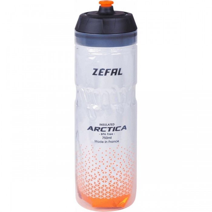 750ml Gray-Orange Thermal Bottle with Modern Design and Metal PET Coating - 1