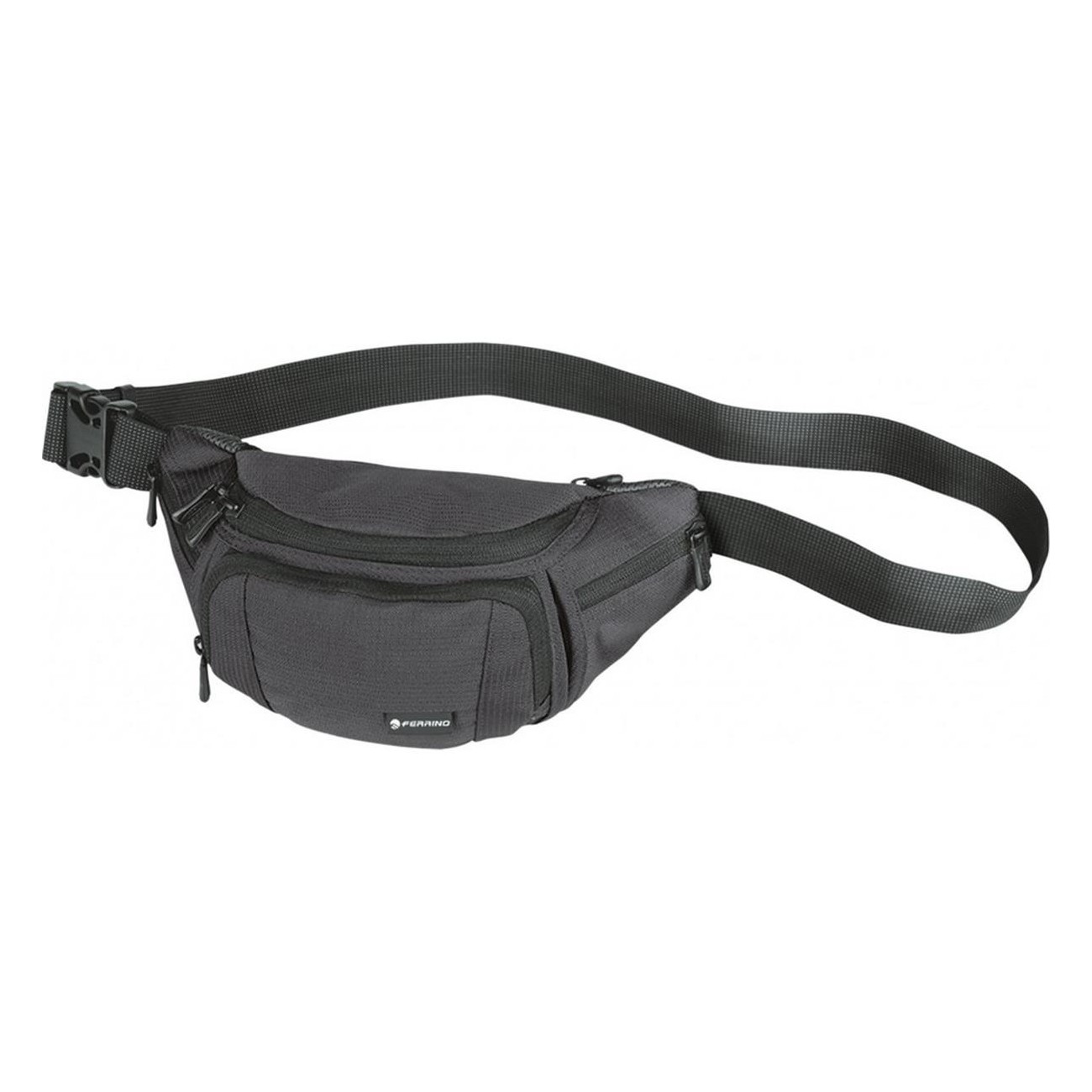 Ibis Black Multi-Pocket Waist Bag 26x10x10 cm 140g - 1