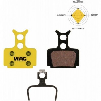 Plaquettes de frein organiques Formula R1 pour Cura X et autres modèles - 1